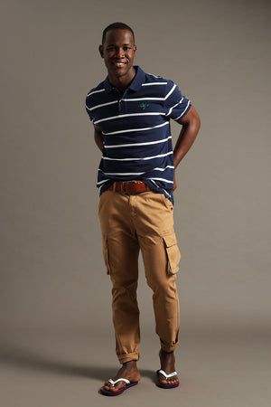 Classic Striped Golf Shirt